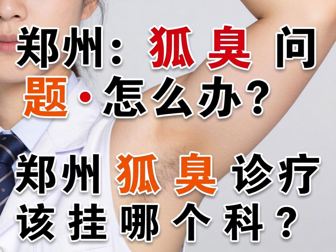 郑州狐臭问题怎么办？郑州狐臭诊疗该挂哪个科？