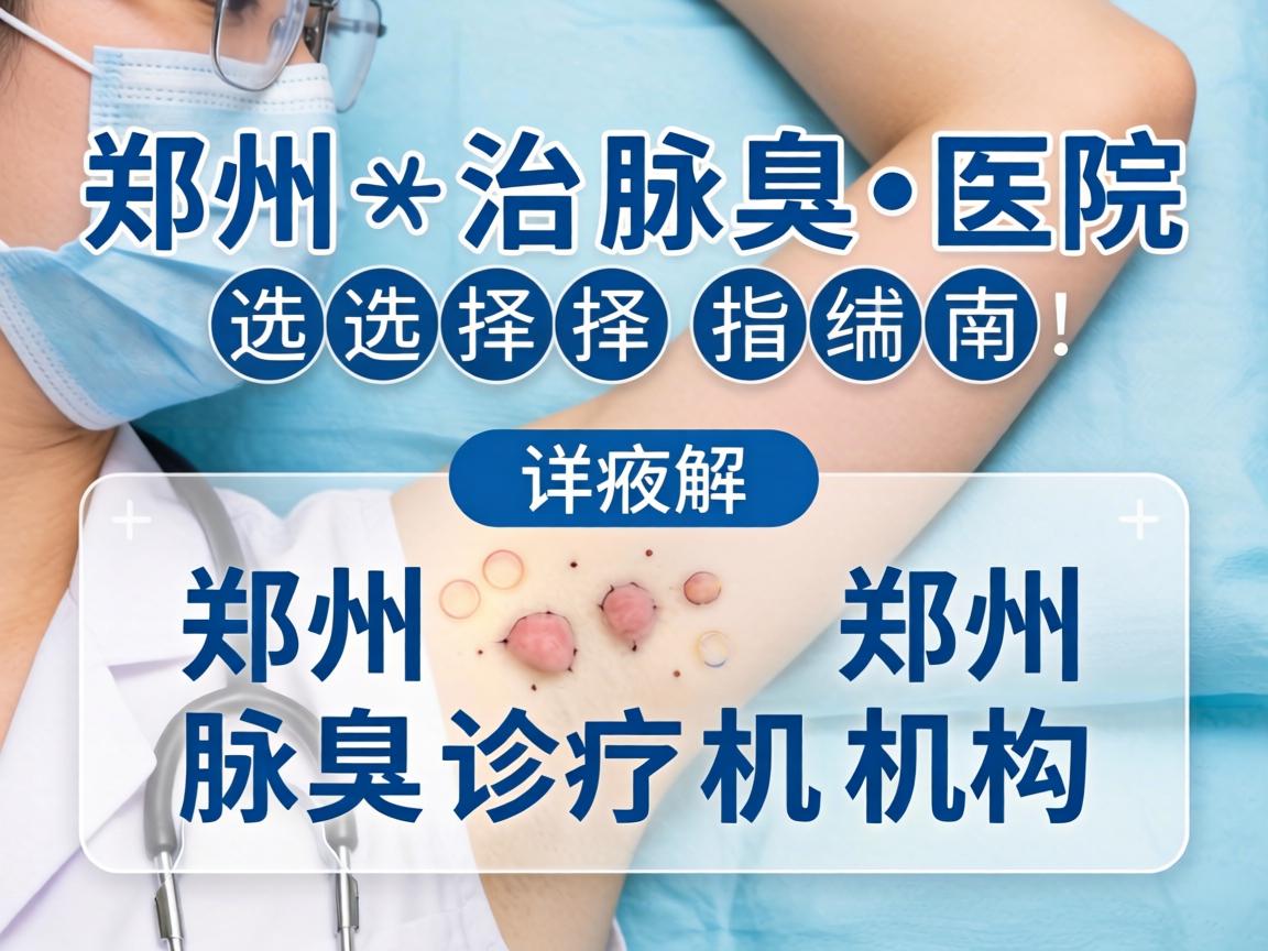 郑州治腋臭医院选择指南，详解郑州腋臭诊疗机构