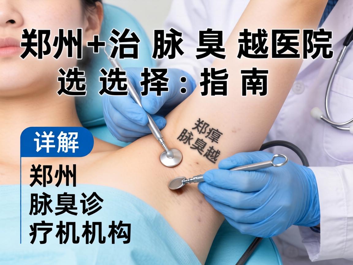 郑州治腋臭医院选择指南，详解郑州腋臭诊疗机构