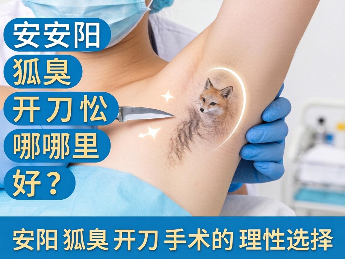安阳狐臭开刀哪里好?详解安阳狐臭开刀手术的理性选择 安阳狐臭开刀哪里好?详解安阳狐臭开刀手术的理性选择