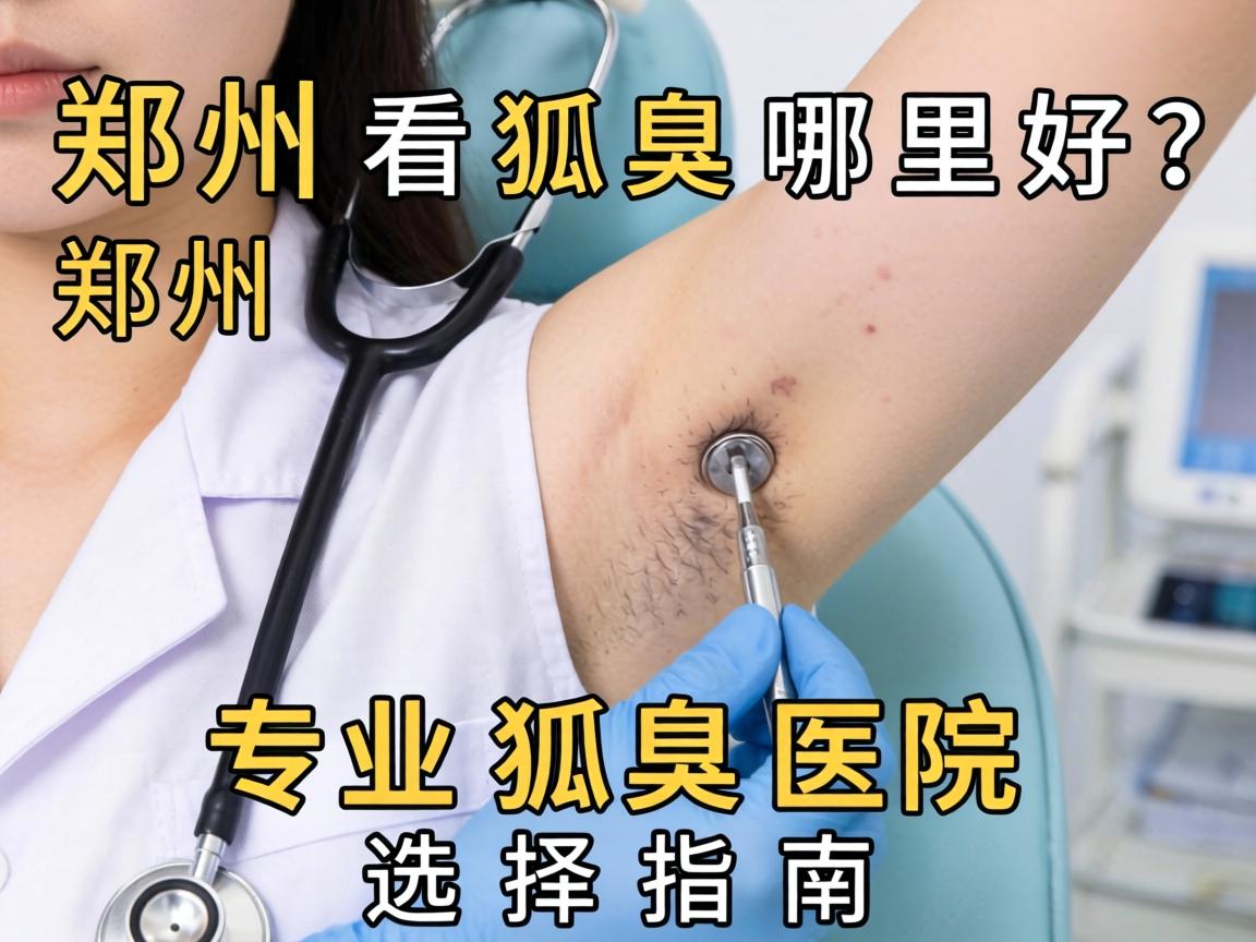郑州看狐臭哪里好？郑州专业狐臭医院选择指南