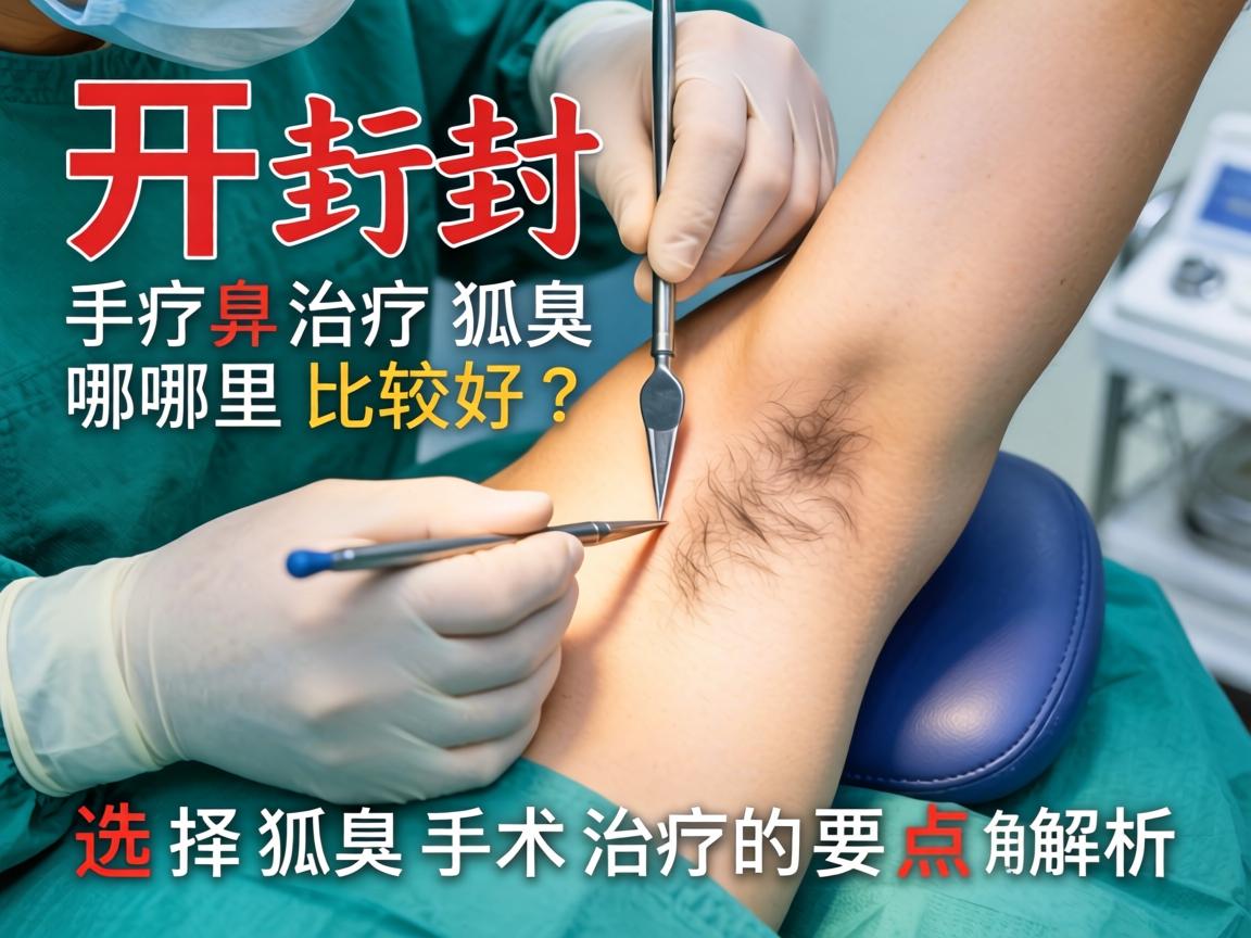 开封手术治疗狐臭哪里比较好？选择狐臭手术治疗的要点解析