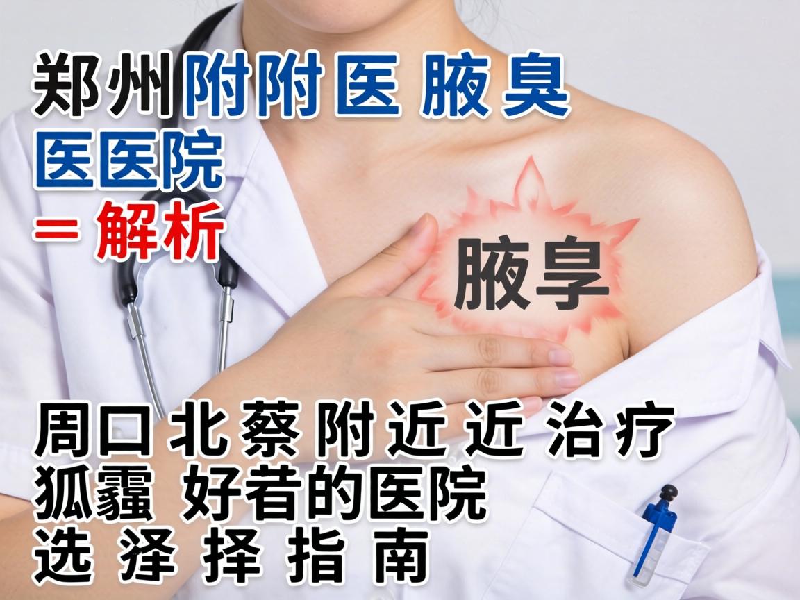 郑州附医腋臭医院解析，周口北蔡附近治疗狐臭好的医院选择指南