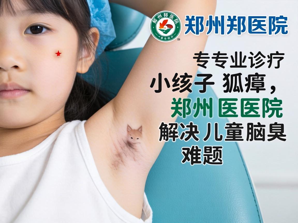 郑州医院专业诊疗小孩子狐臭，郑州医院解决儿童腋臭难题