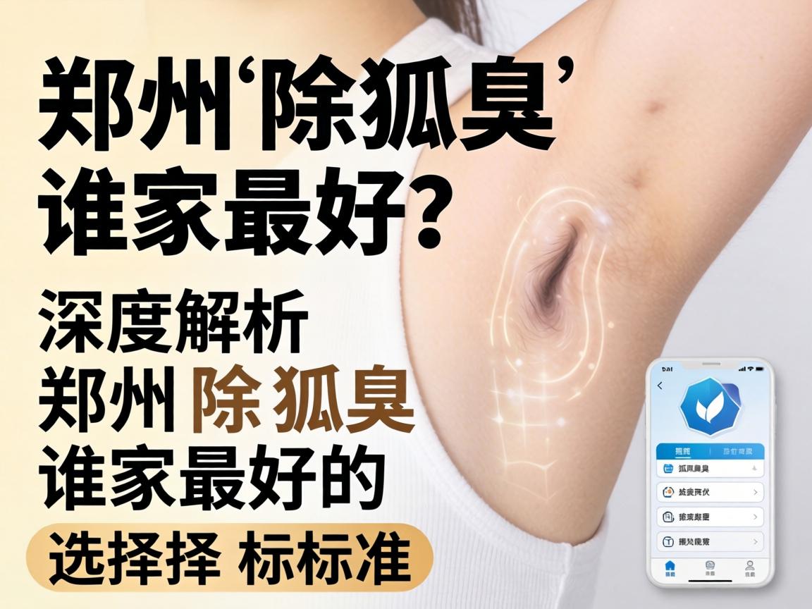 郑州除狐臭谁家最好？深度解析郑州除狐臭谁家最好的选择标准