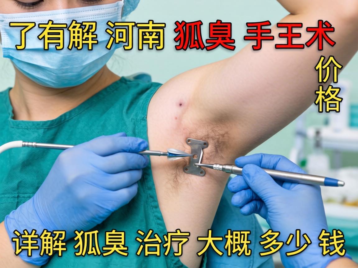 了解河南狐臭手术价格 详解狐臭治疗大概多少钱