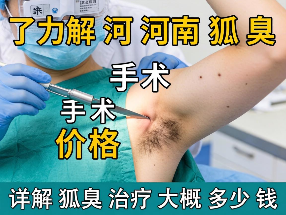 了解河南狐臭手术价格 详解狐臭治疗大概多少钱