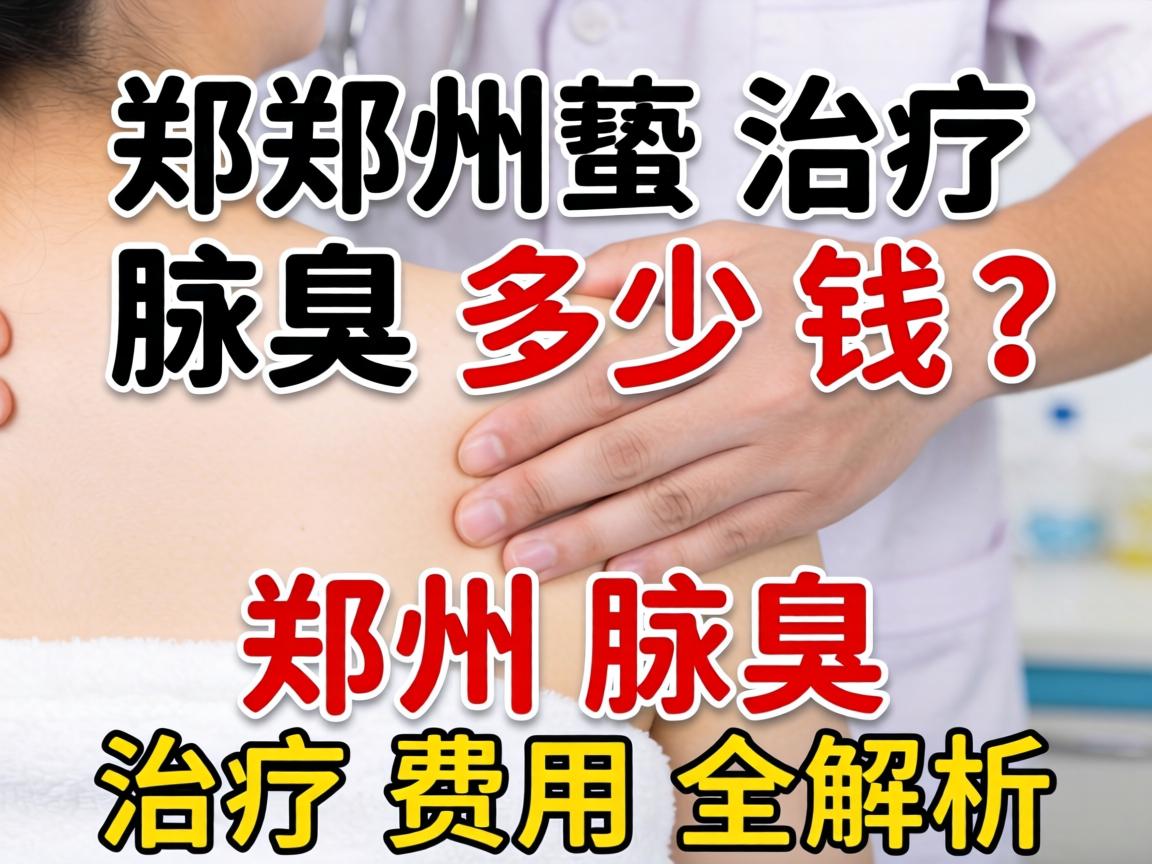 郑州治疗腋臭多少钱？郑州腋臭治疗费用全解析