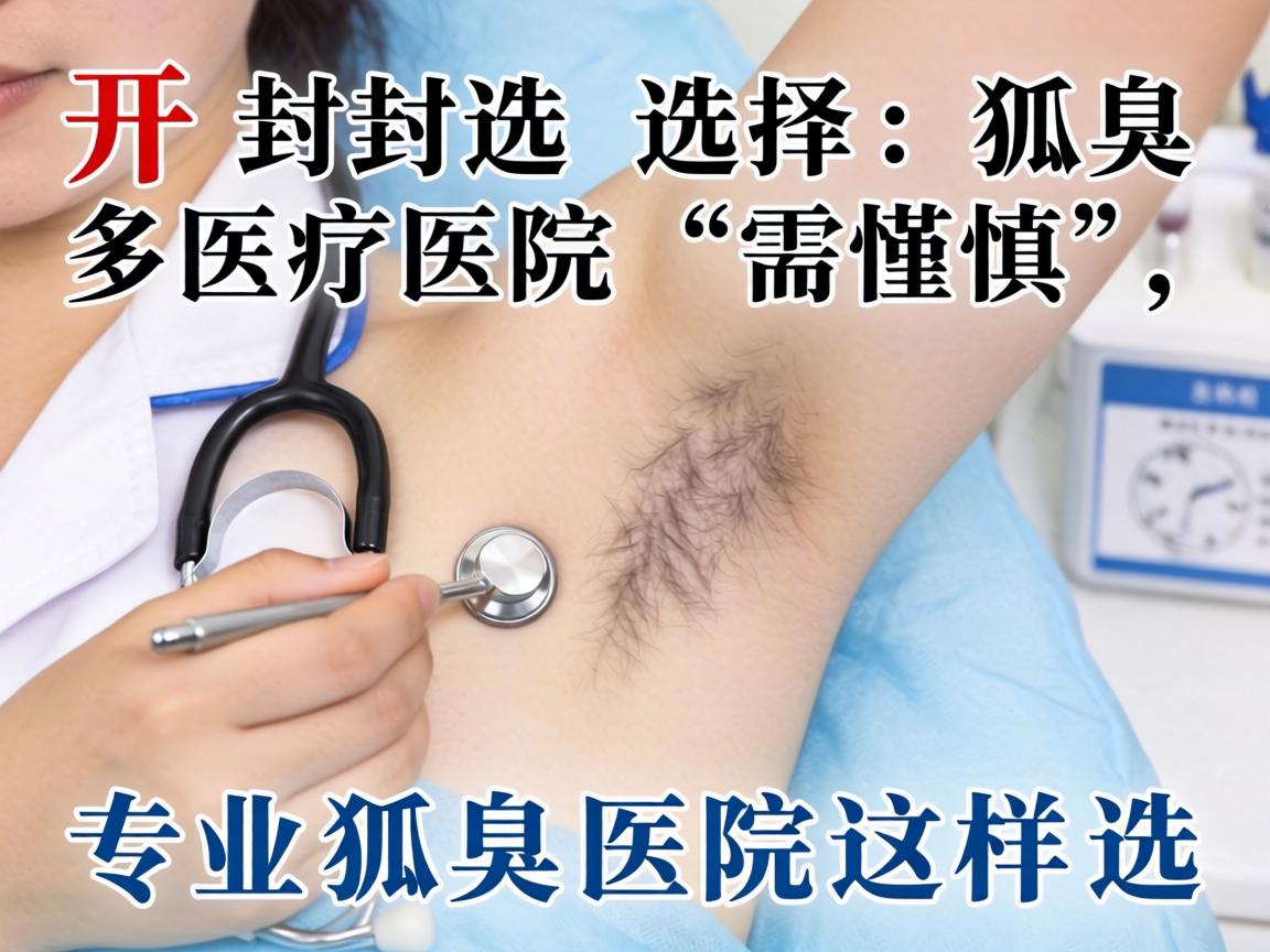 开封选择狐臭医院需谨慎，专业狐臭医院这样选