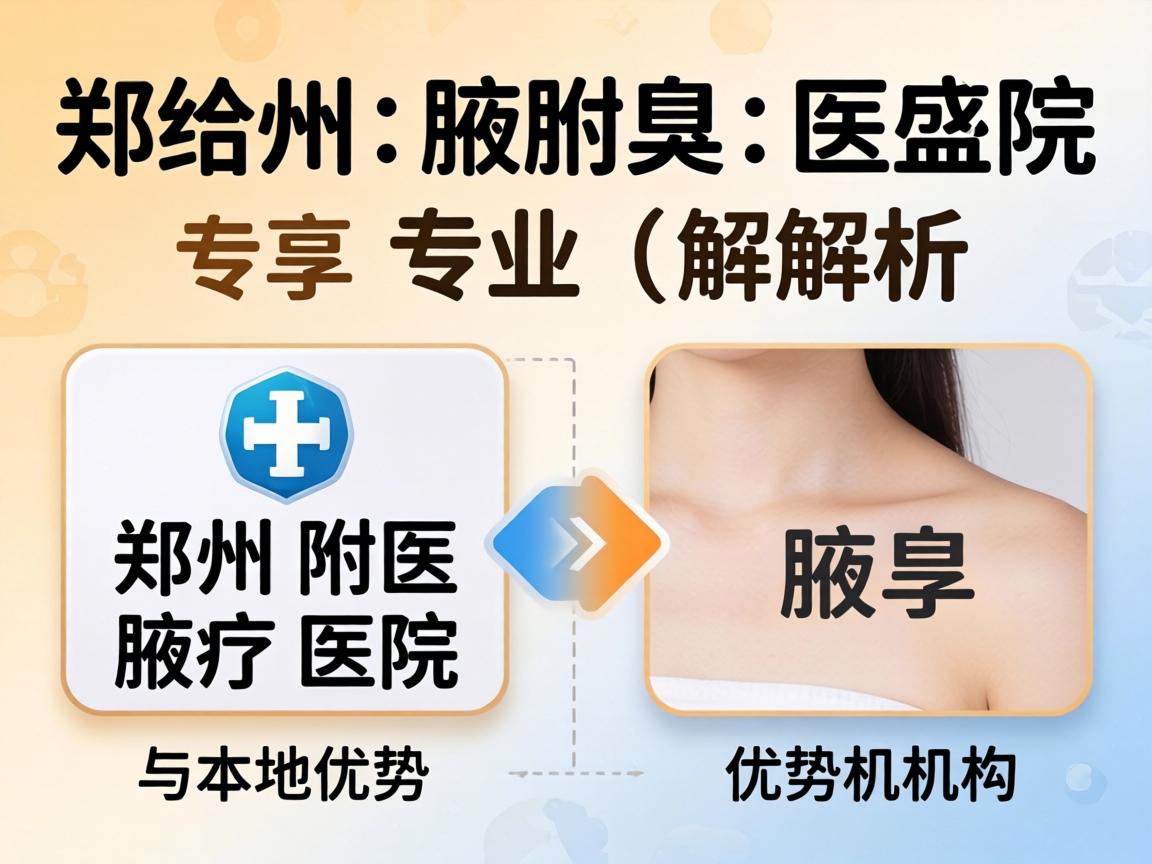 郑州腋臭医院专业解析，郑州附医腋臭医院与本地优势机构对比