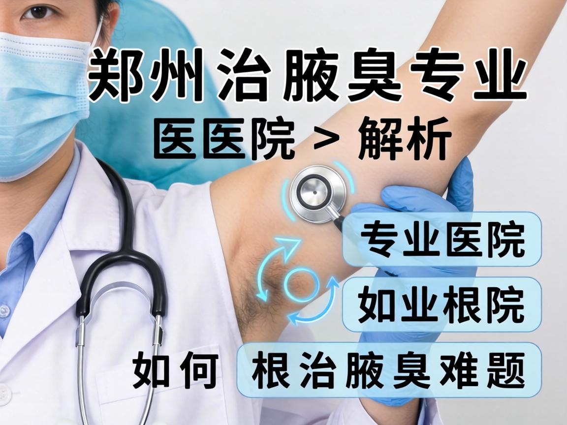 郑州治腋臭专业医院解析，专业医院如何根治腋臭难题