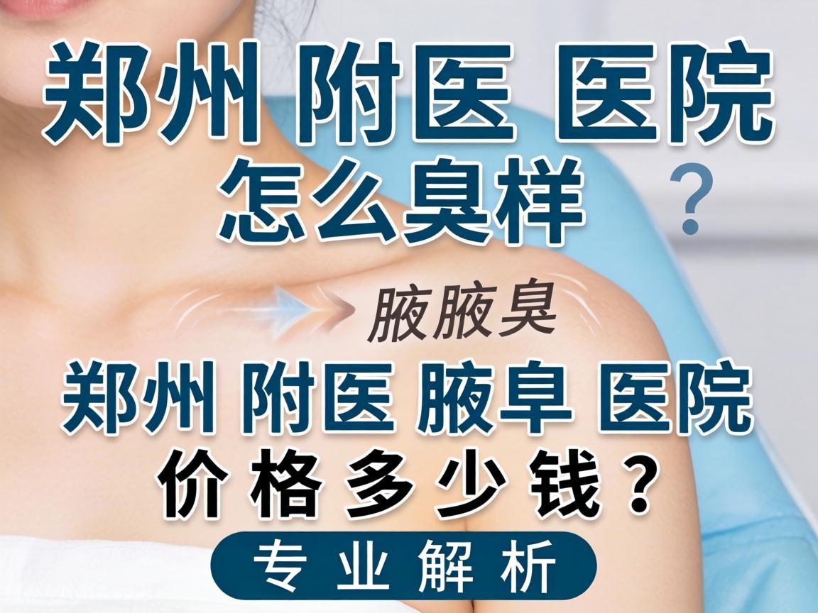 郑州附医腋臭医院怎么样？郑州附医腋臭医院价格多少钱？专业解析