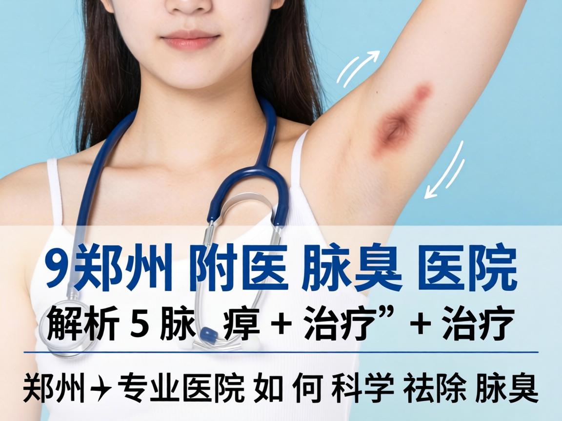 郑州附医腋臭医院解析腋臭治疗，郑州专业医院如何科学祛除腋臭