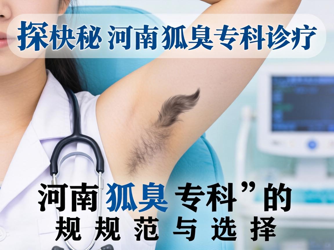 探秘河南狐臭专科诊疗，河南狐臭专科的规范与选择