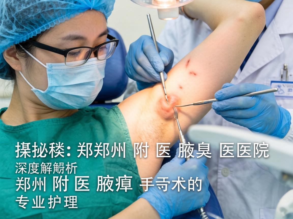 探秘郑州附医腋臭医院，深度解析郑州附医腋臭手术的专业护理