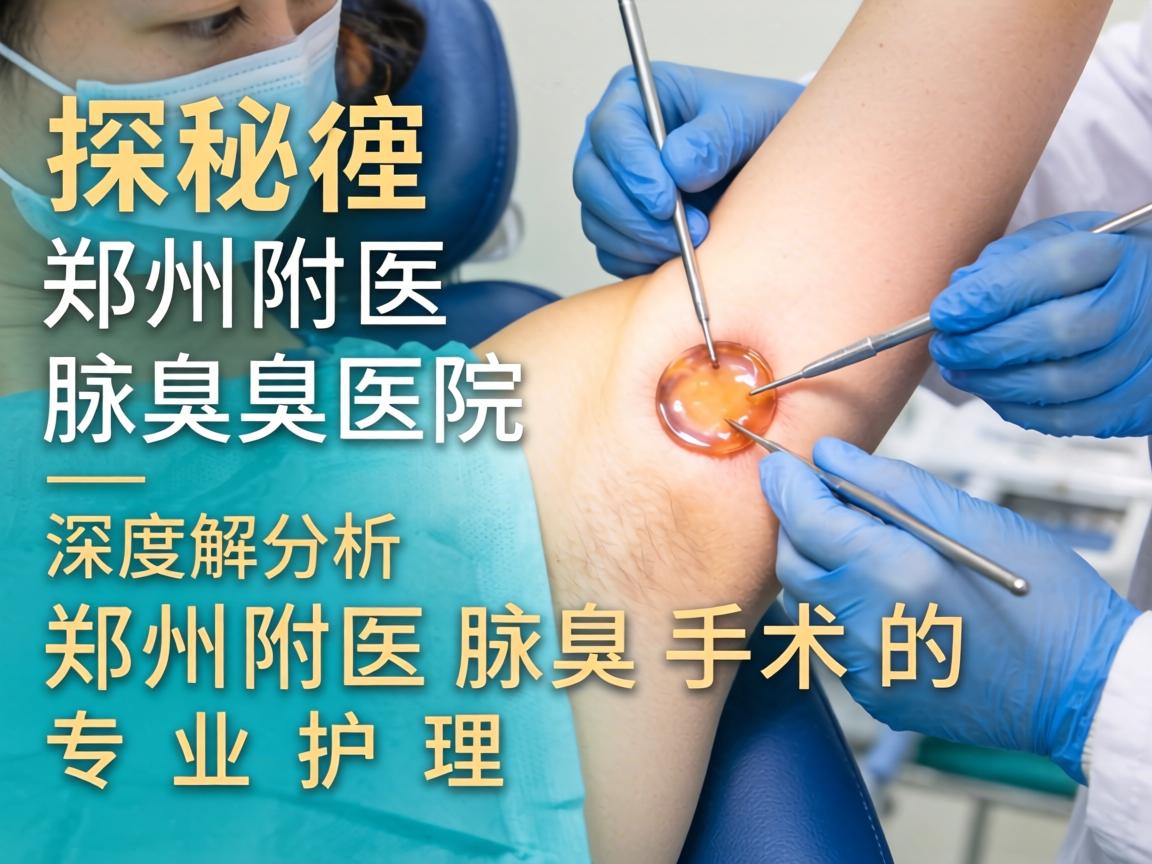 探秘郑州附医腋臭医院，深度解析郑州附医腋臭手术的专业护理