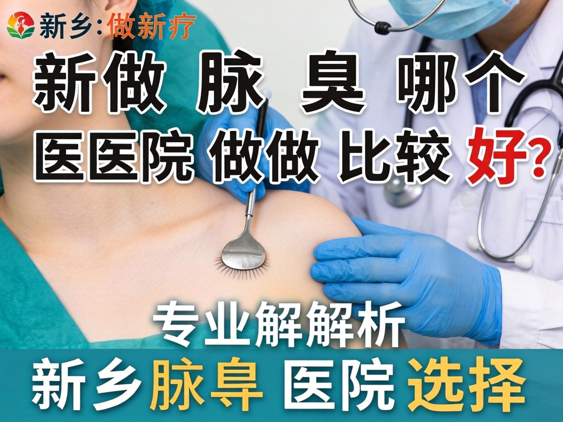 新乡做腋臭哪个医院做比较好？专业解析新乡腋臭医院选择