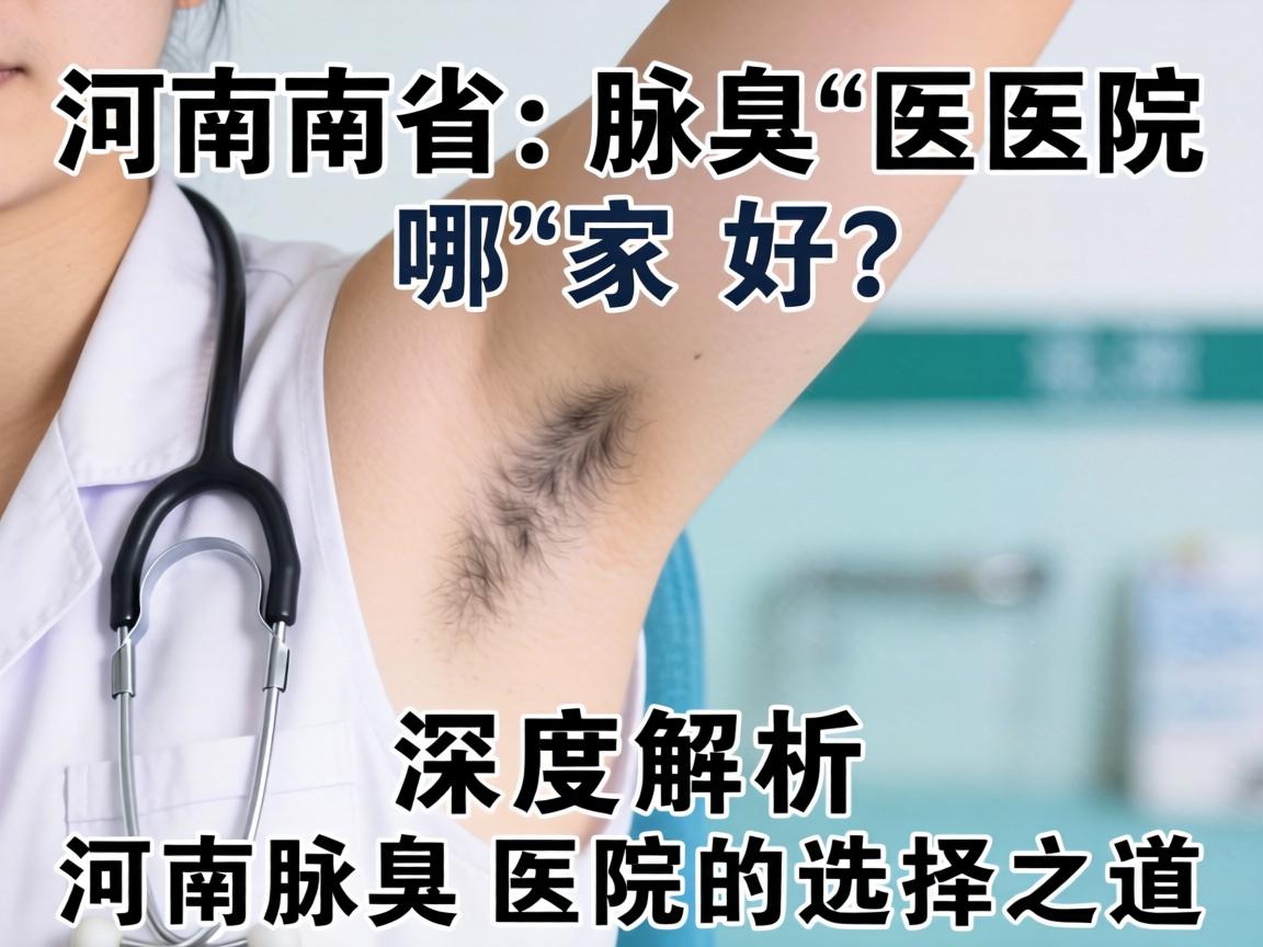 河南省腋臭医院哪家好？深度解析河南腋臭医院的选择之道