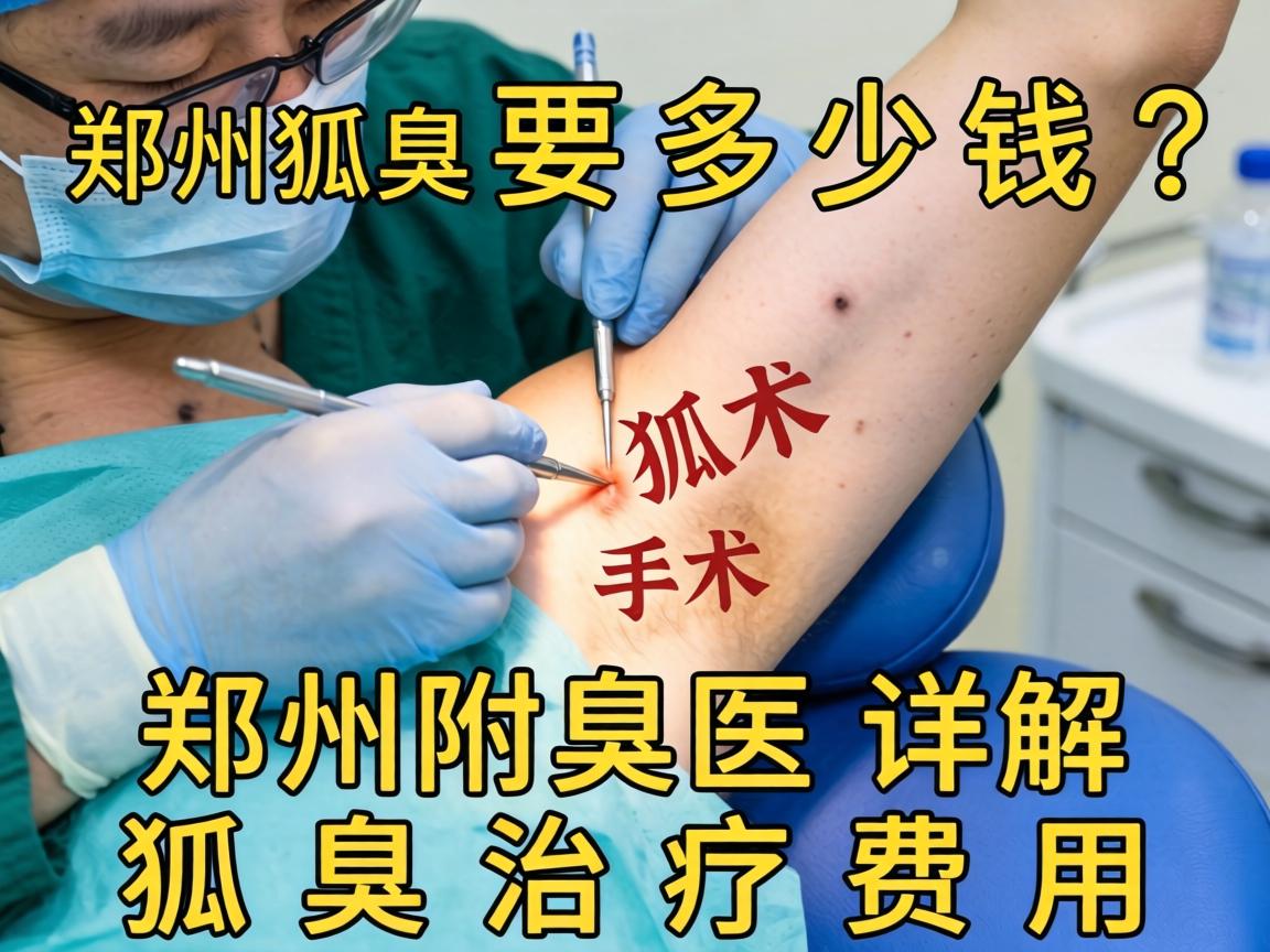 郑州狐臭手术要多少钱？郑州附医详解狐臭治疗费用