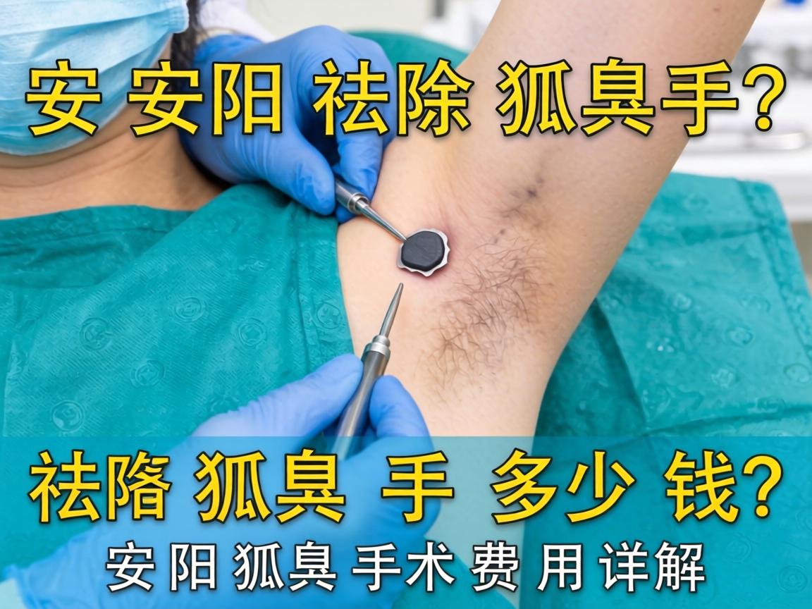 安阳祛除狐臭手术多少钱？安阳狐臭手术费用详解