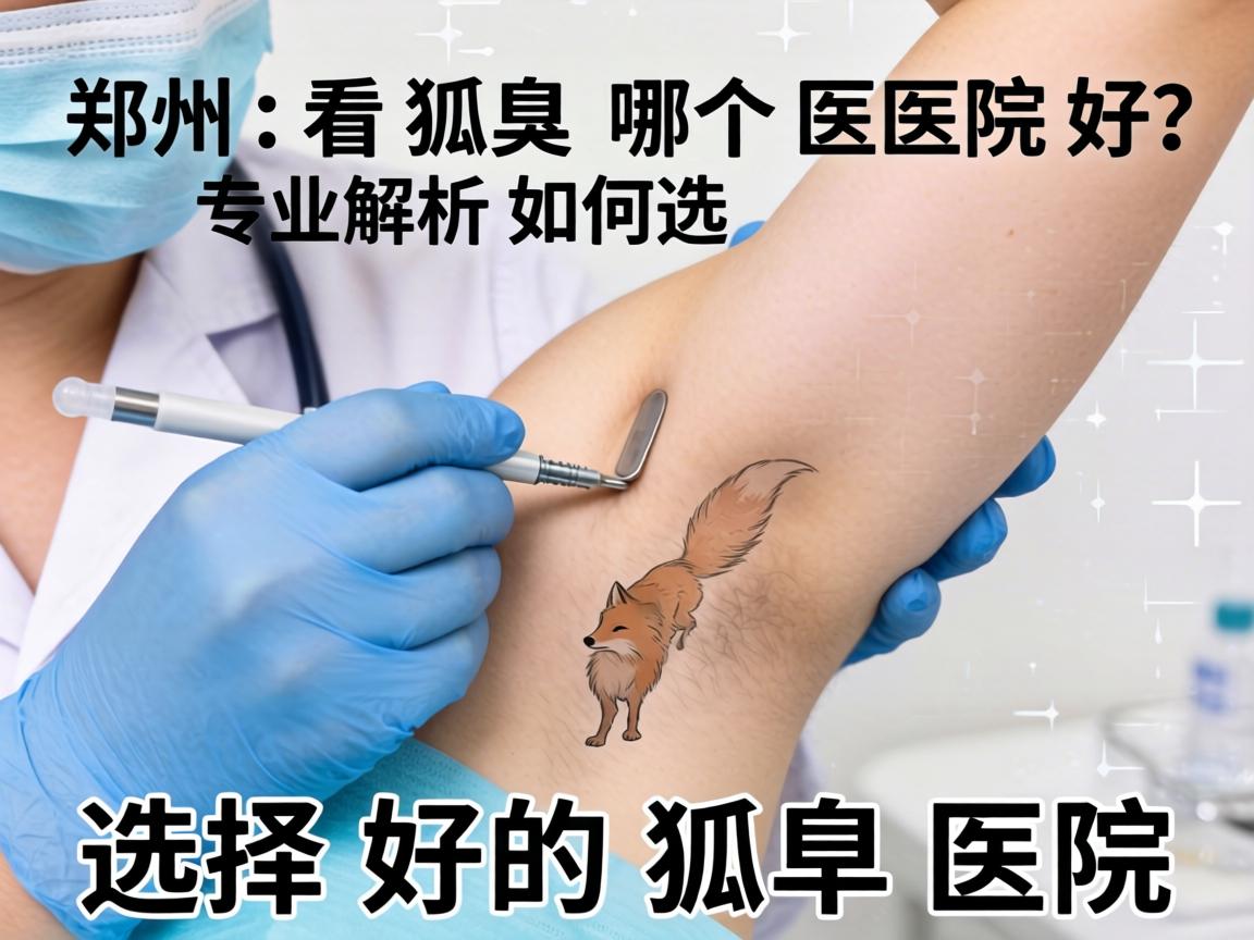 郑州看狐臭哪个医院好？专业解析如何选择好的狐臭医院