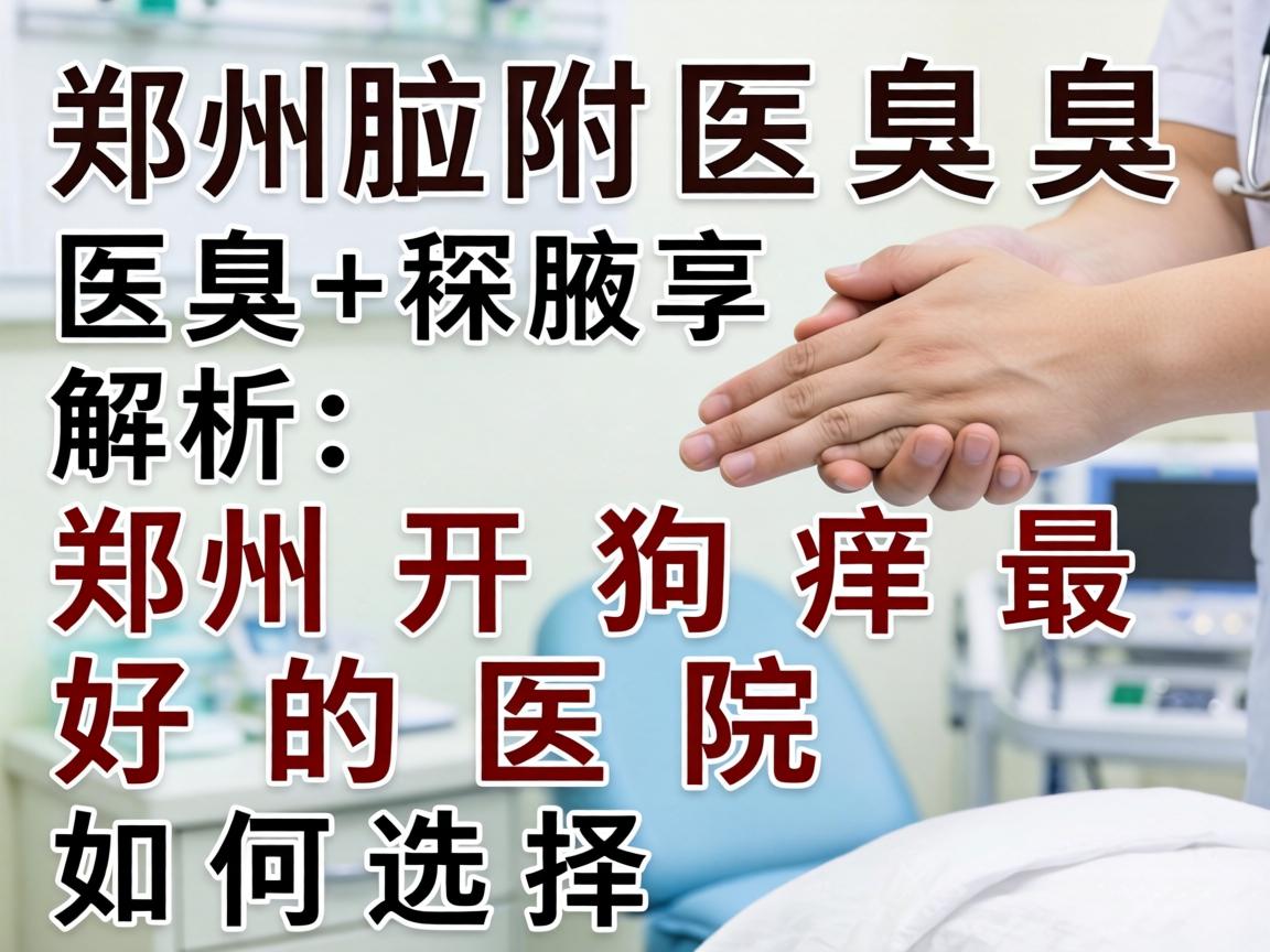 郑州附医腋臭医院解析，郑州开狐臭最好的医院如何选择