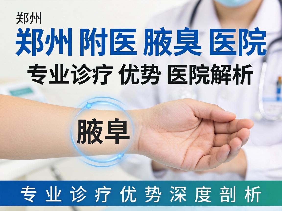 郑州附医腋臭医院解析，郑州附医腋臭医院专业诊疗优势深度剖析