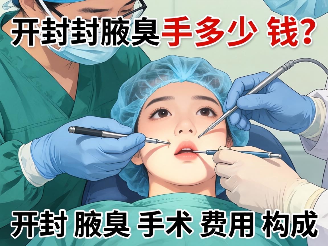 开封腋臭手术多少钱？详解开封腋臭手术费用构成