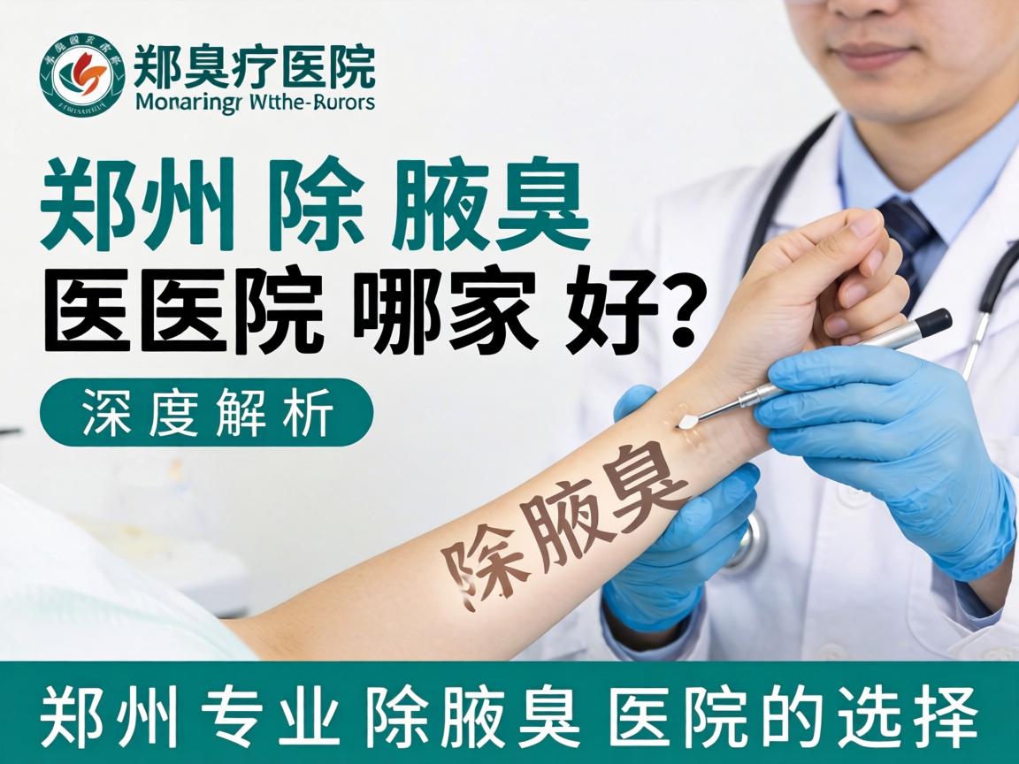 郑州除腋臭医院哪家好？深度解析郑州专业除腋臭医院的选择