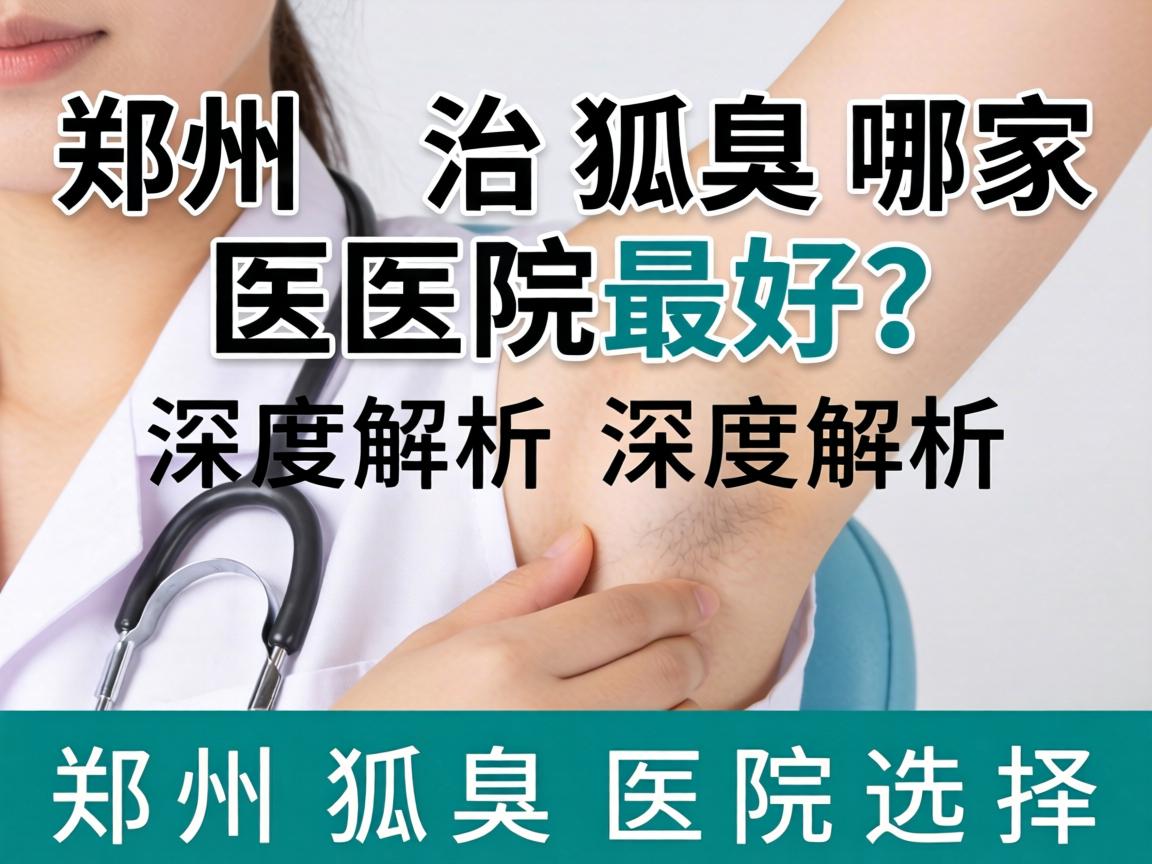 郑州治狐臭哪家医院最好？深度解析郑州狐臭医院选择