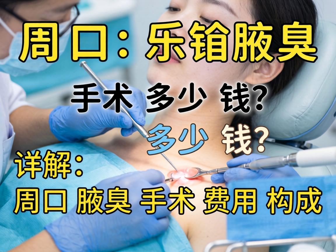 周口腋臭手术多少钱？详解周口腋臭手术费用构成