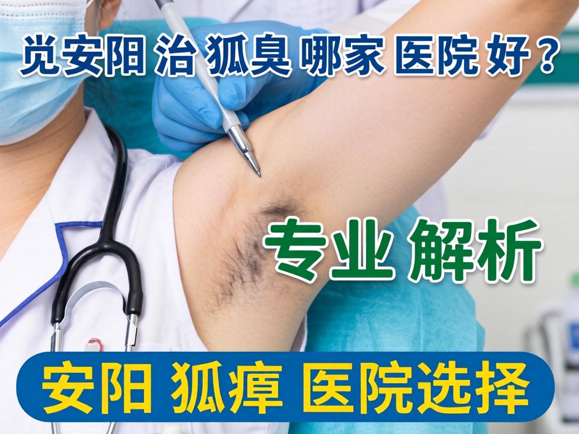 安阳治狐臭哪家医院好？专业解析安阳狐臭医院选择