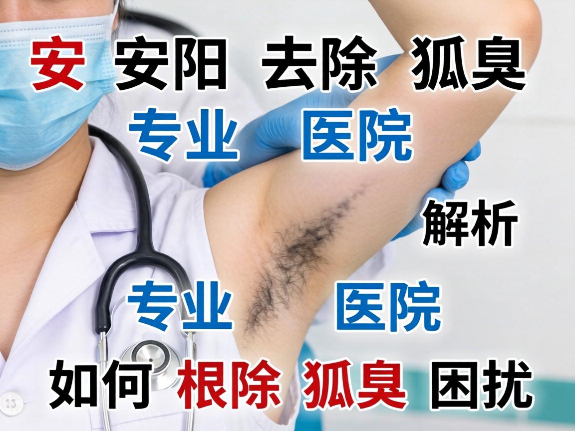 安阳去除狐臭专业医院解析，专业医院如何根除狐臭困扰