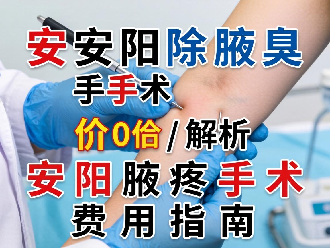 安阳除腋臭手术价格解析，安阳腋臭手术费用指南