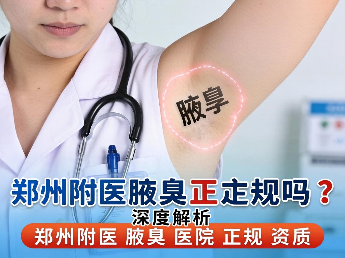 郑州附医腋臭医院正规吗？深度解析郑州附医腋臭医院正规资质