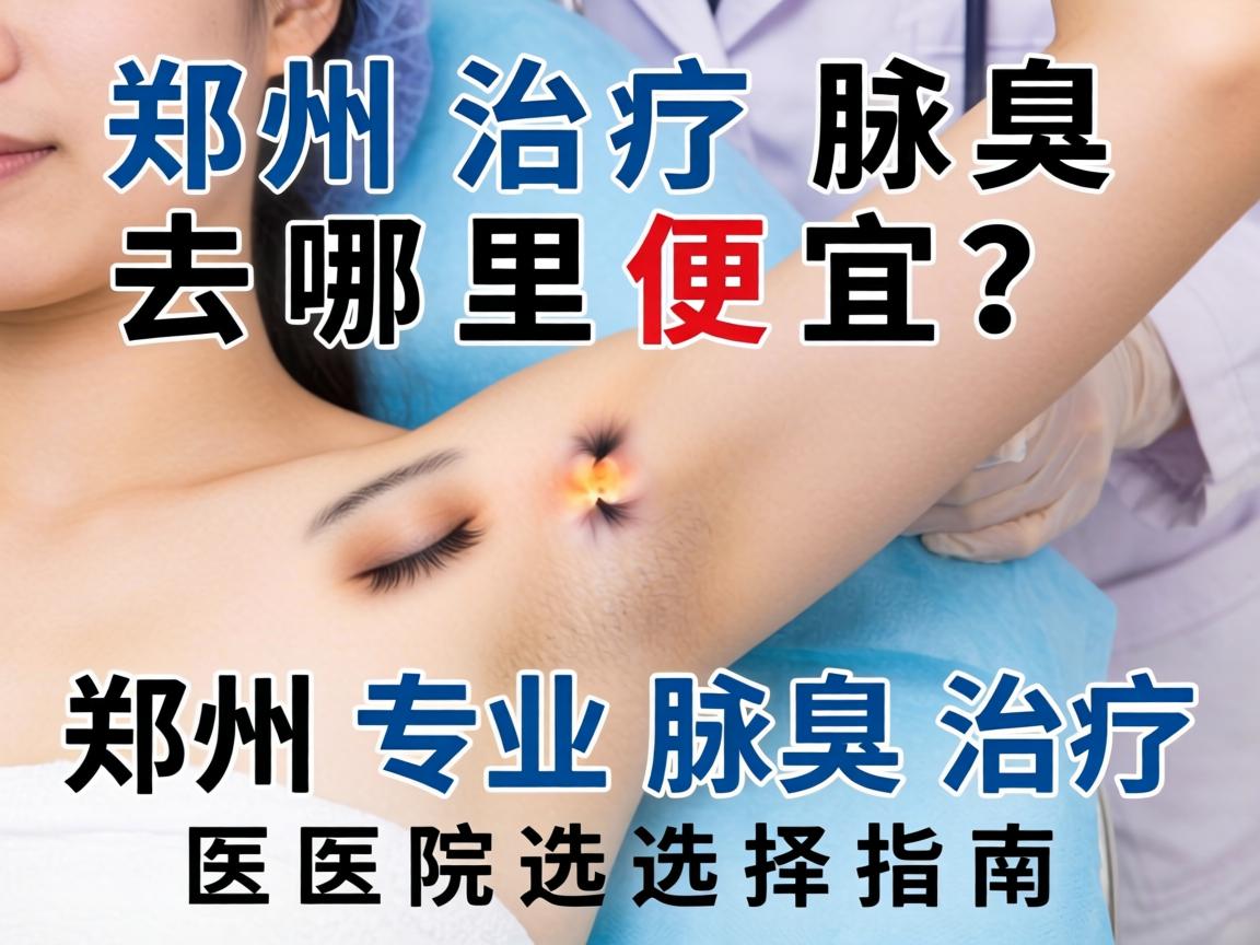 郑州治疗腋臭去哪里便宜？郑州专业腋臭治疗医院选择指南
