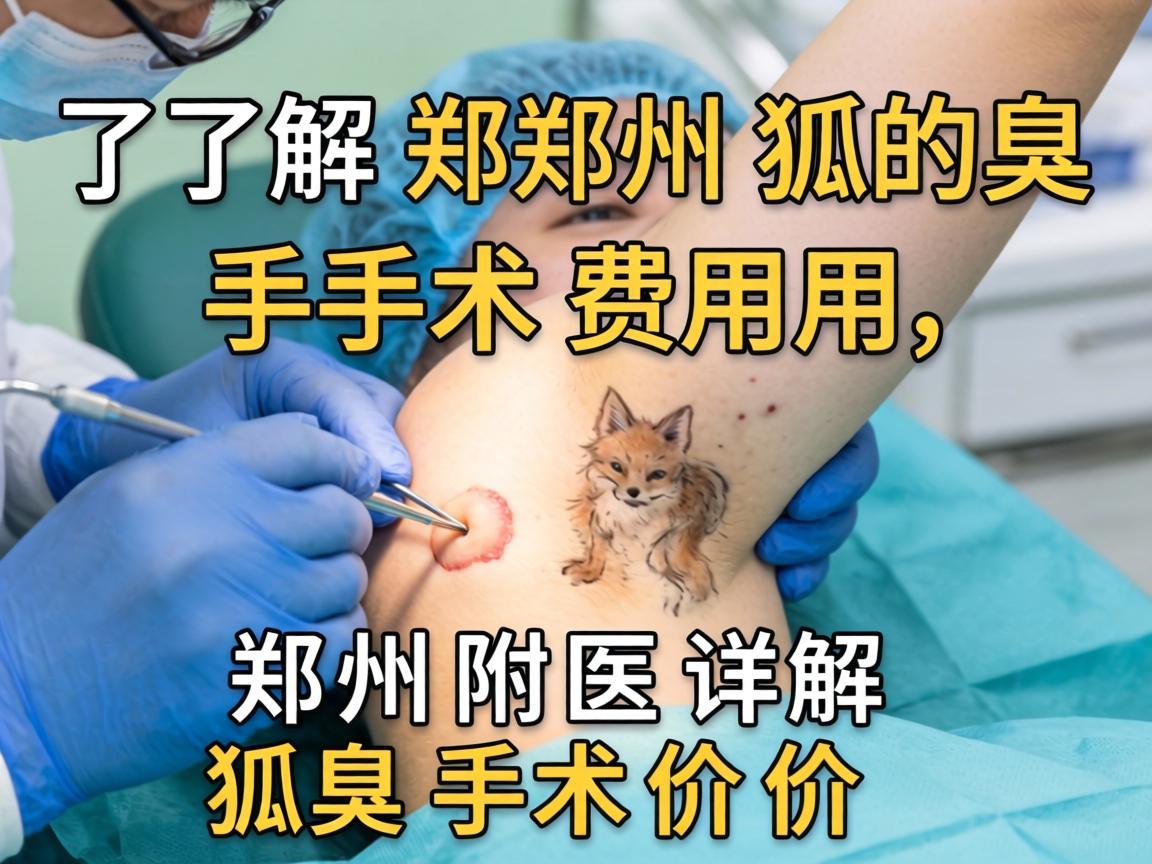 了解郑州狐臭手术费用，郑州附医详解狐臭手术价格