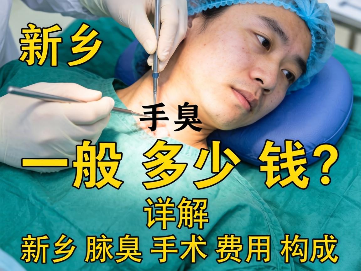 新乡腋臭手术一般多少钱？详解新乡腋臭手术费用构成