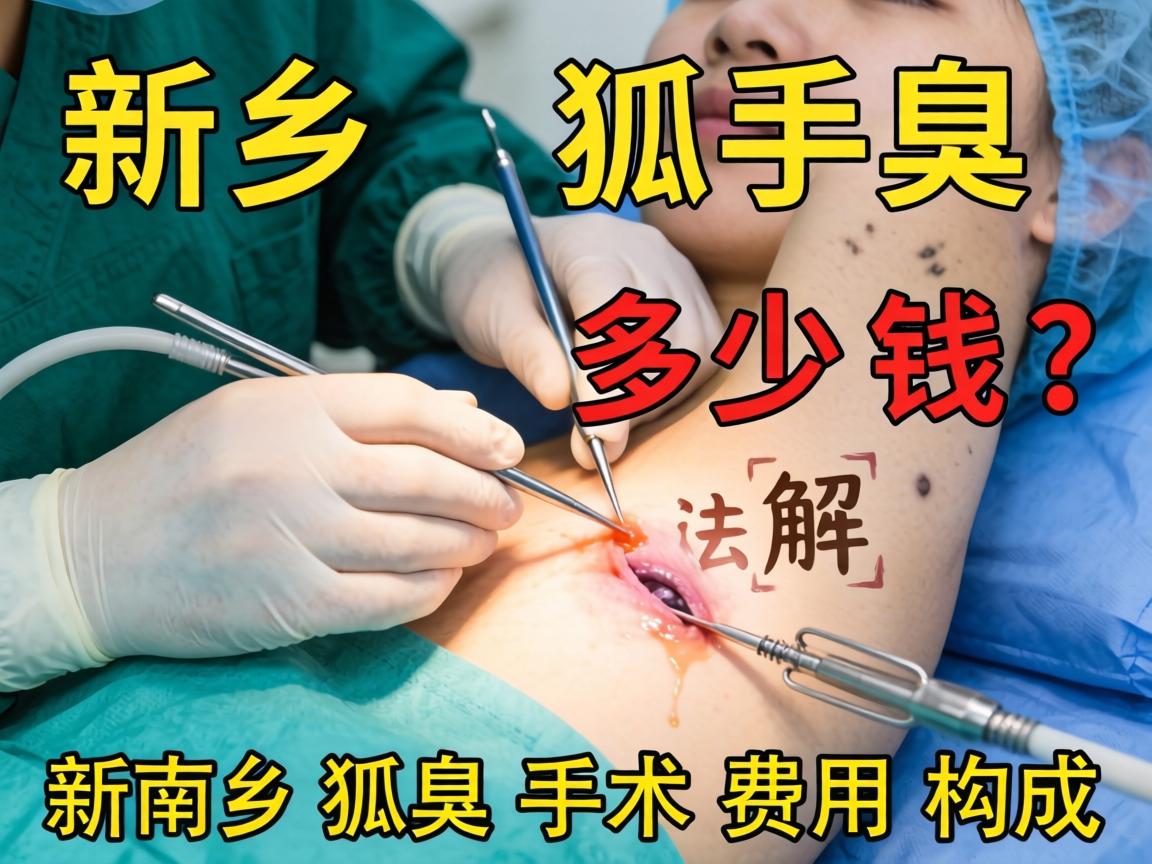 新乡狐臭手术多少钱？详解新乡狐臭手术费用构成