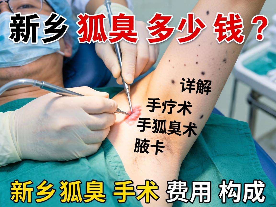 新乡狐臭手术多少钱？详解新乡狐臭手术费用构成