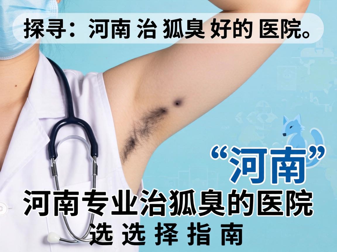 探寻河南治狐臭好的医院，河南专业治狐臭的医院选择指南