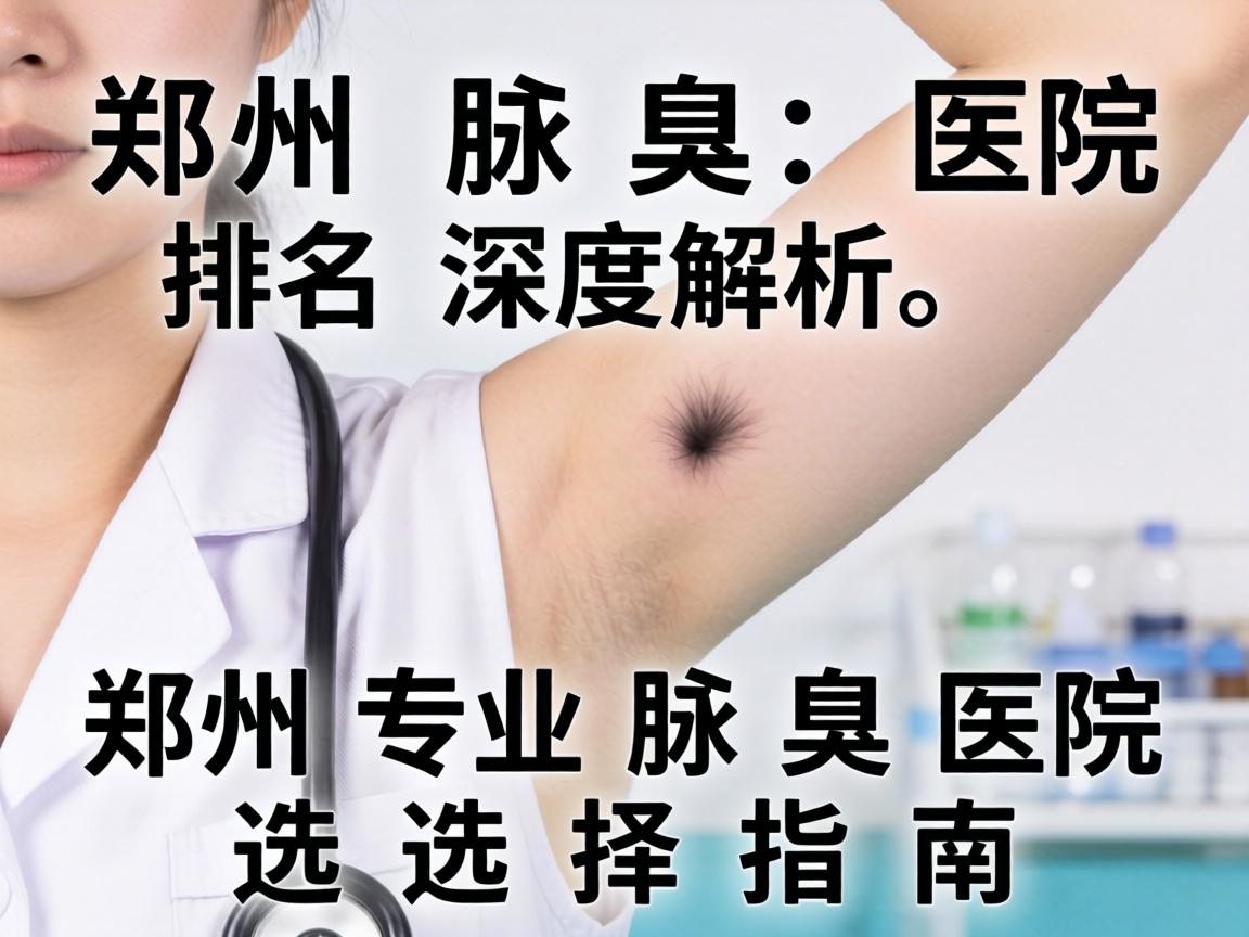 郑州腋臭医院排名深度解析，郑州专业腋臭医院的选择指南