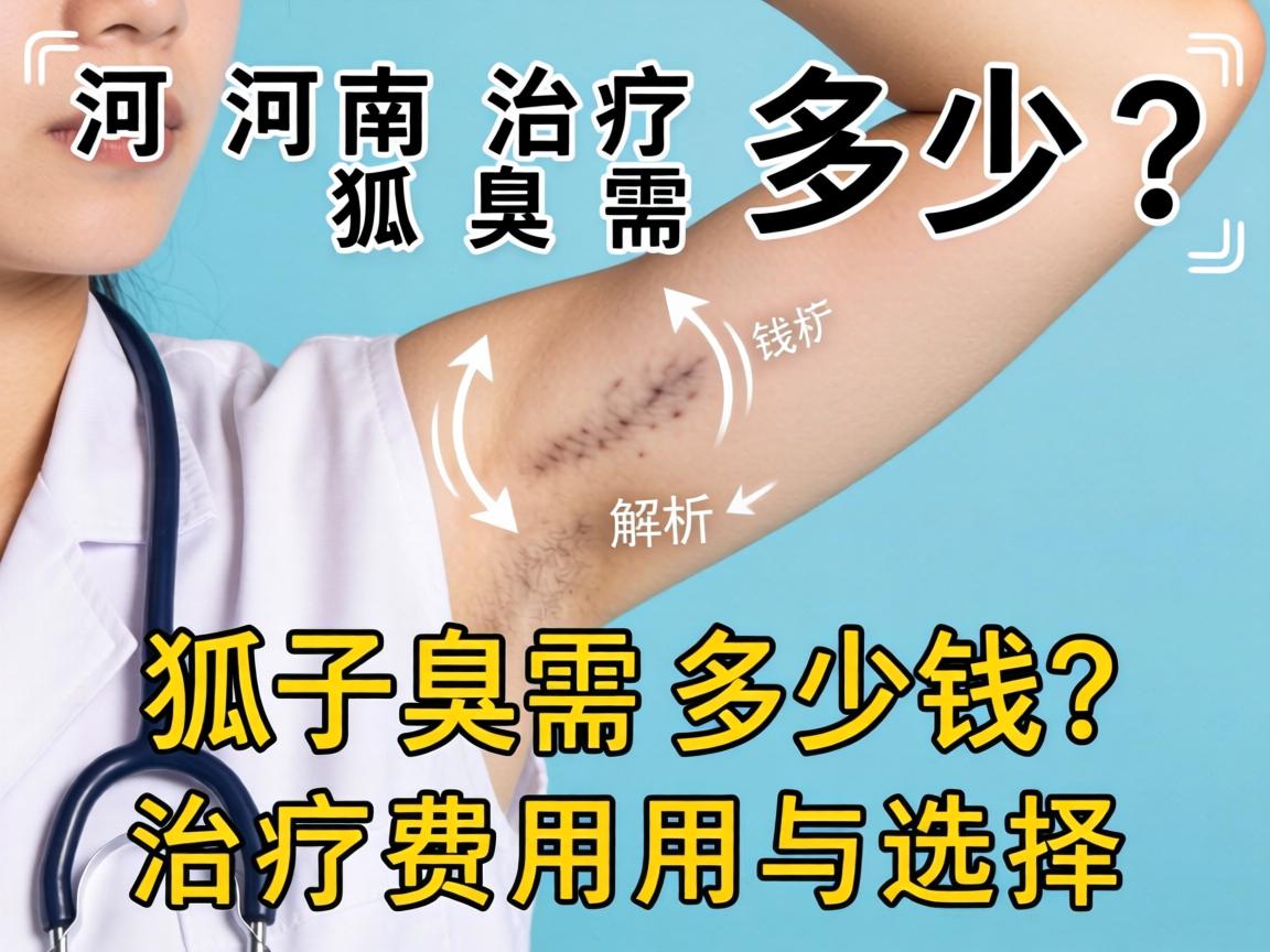 河南治疗狐臭需要多少钱？解析狐臭治疗费用与选择