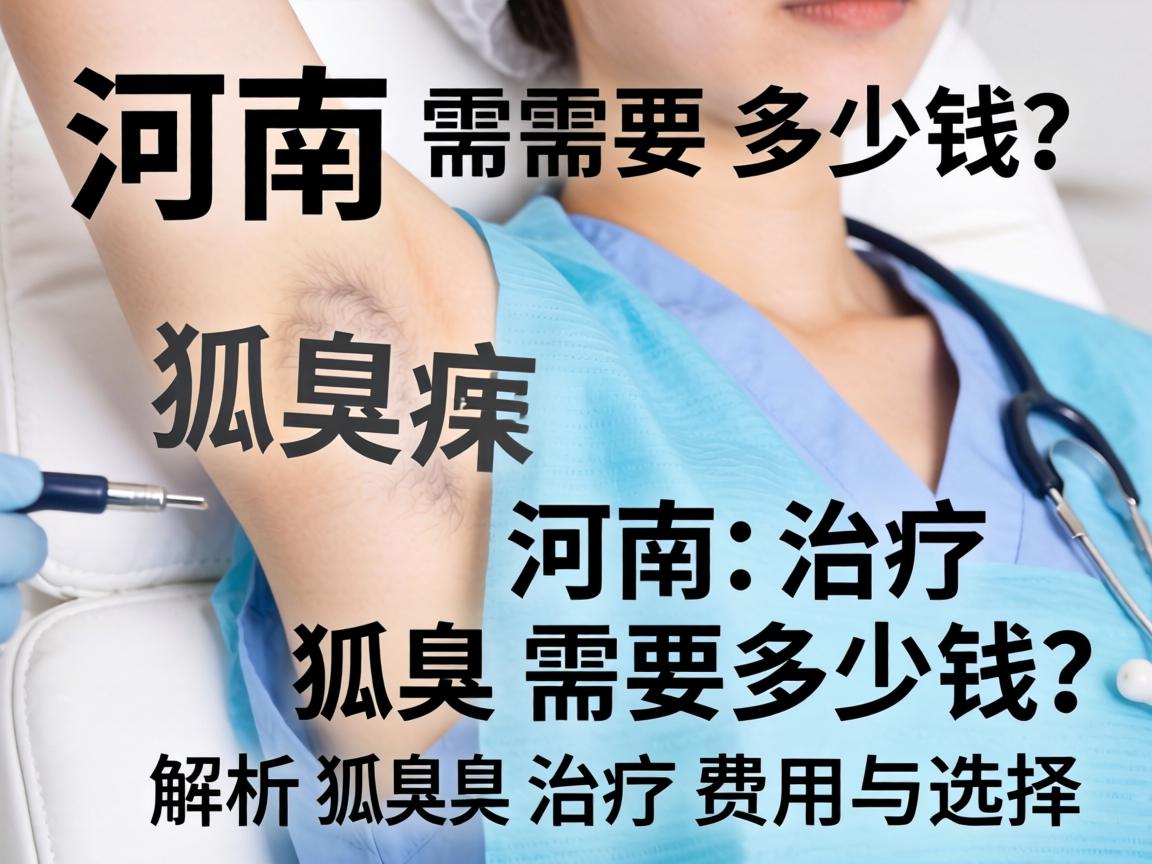 河南治疗狐臭需要多少钱？解析狐臭治疗费用与选择