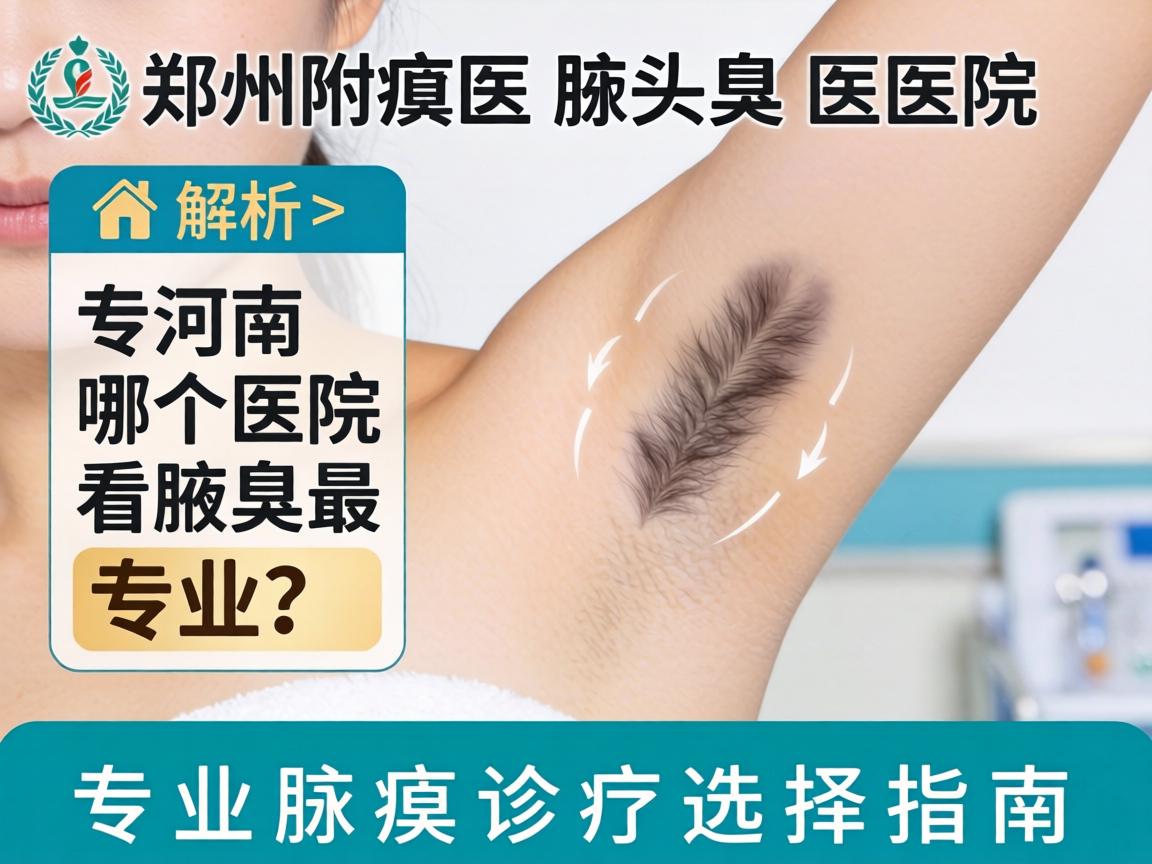 郑州附医腋臭医院解析，河南哪个医院看腋臭最专业？专业腋臭诊疗选择指南
