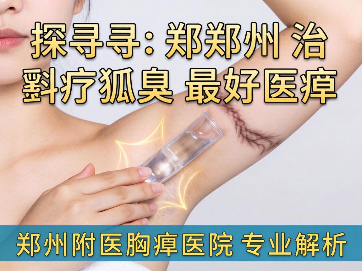 探寻郑州治疗狐臭最好医院，郑州附医腋臭医院专业解析