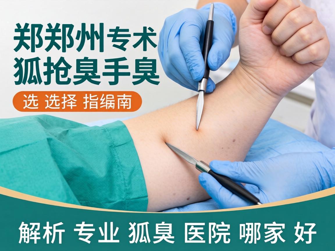 郑州狐臭手术选择指南，解析郑州专业狐臭医院哪家好