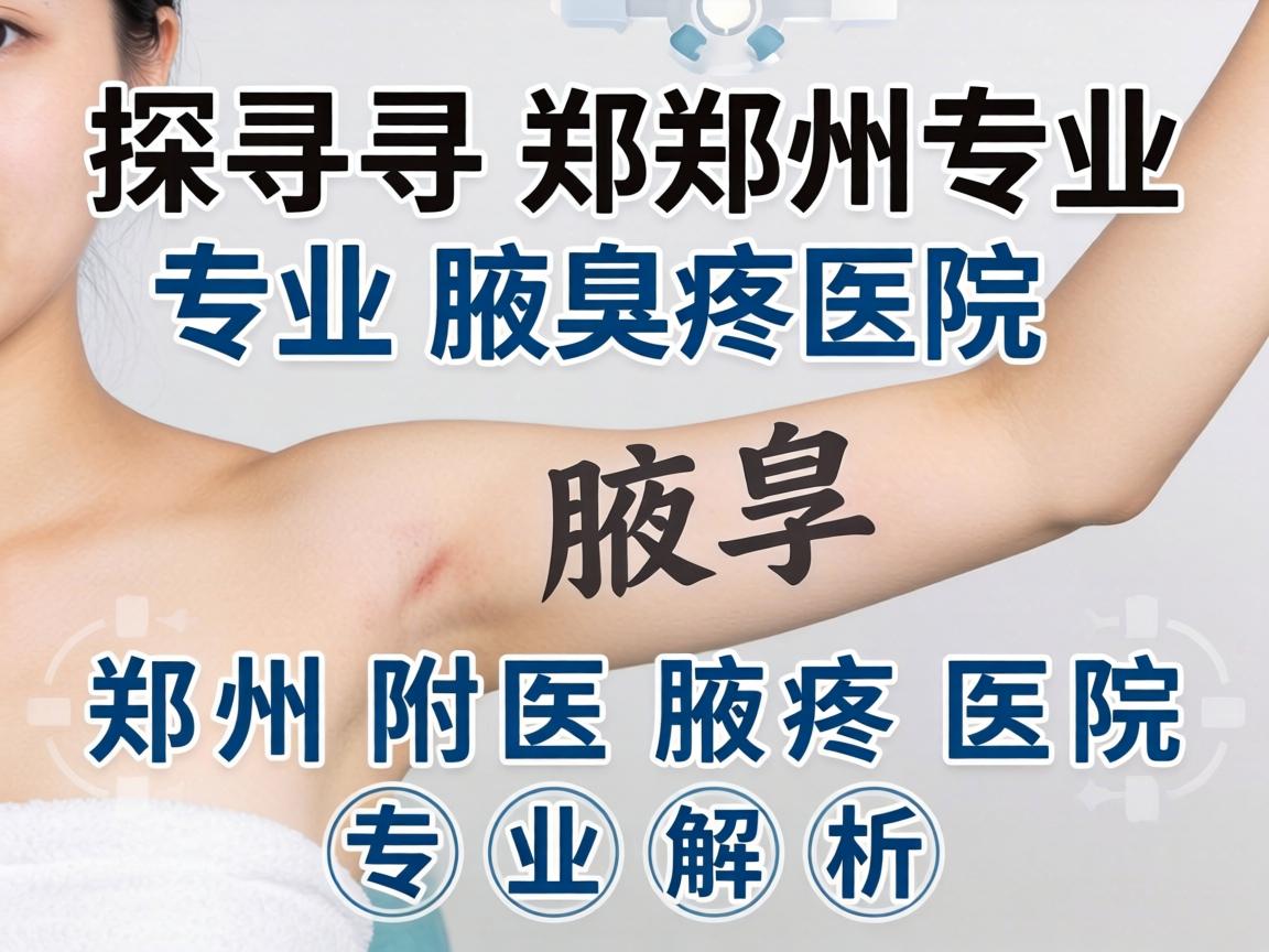 探寻郑州专业腋臭医院，郑州附医腋臭医院专业解析