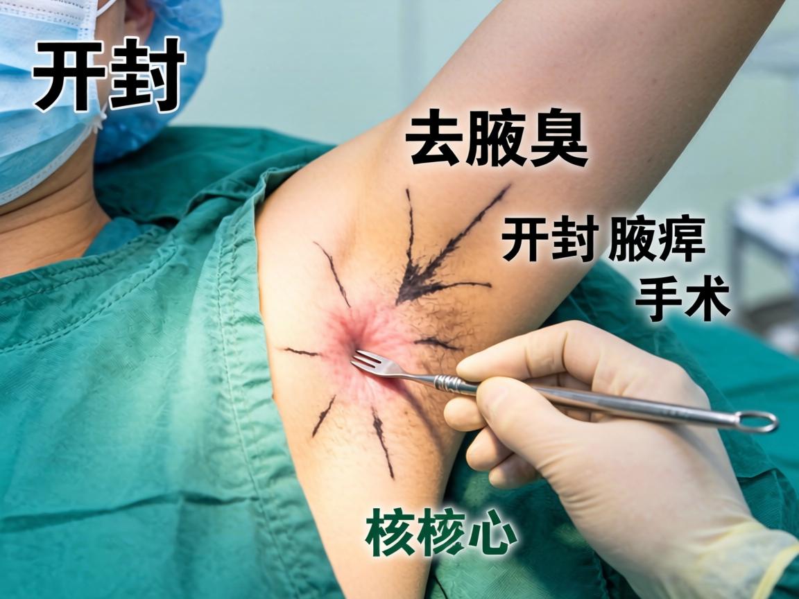 开封手术去腋臭，解析开封腋臭手术的核心步骤