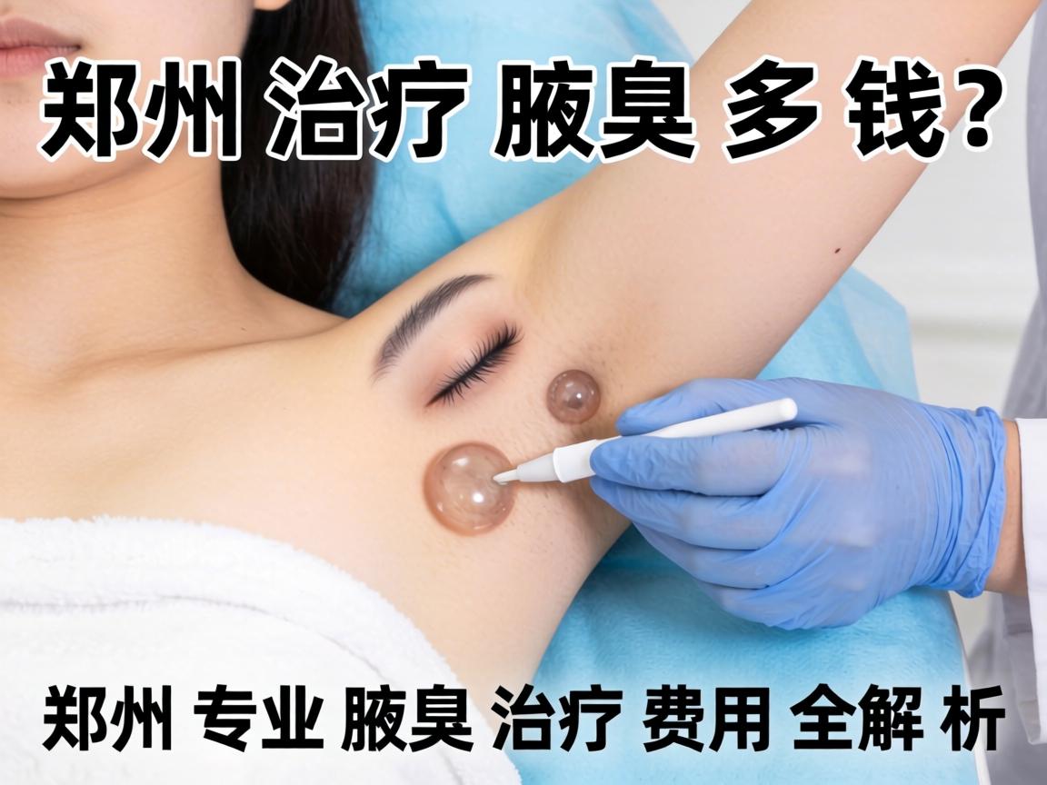郑州治疗腋臭多钱？郑州专业腋臭治疗费用全解析